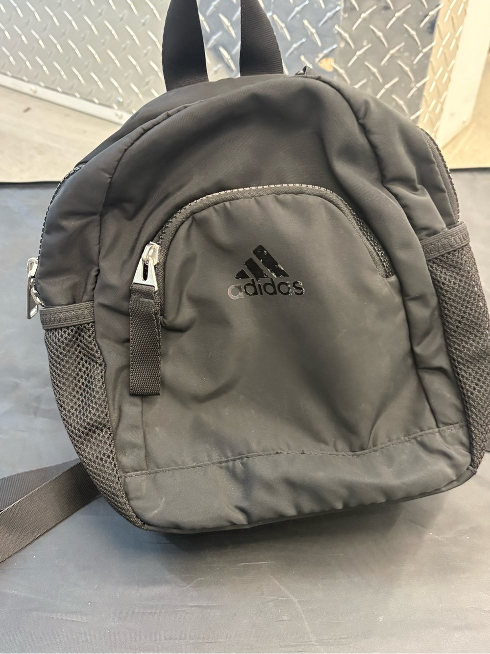 Adidas Unisex Black Compact Backpack